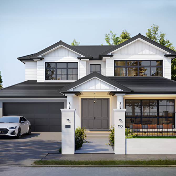 Infill House to traditional California Bungalow Character